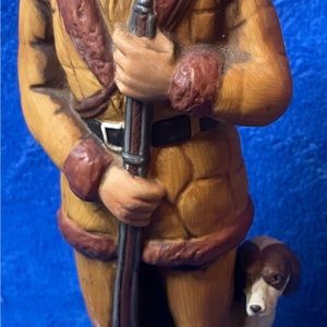 VINTAGE Daniel Boone Porcelain Empty Decanter - McCormick Whisky